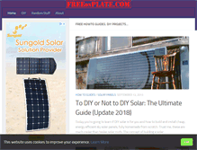 Tablet Screenshot of freeonplate.com